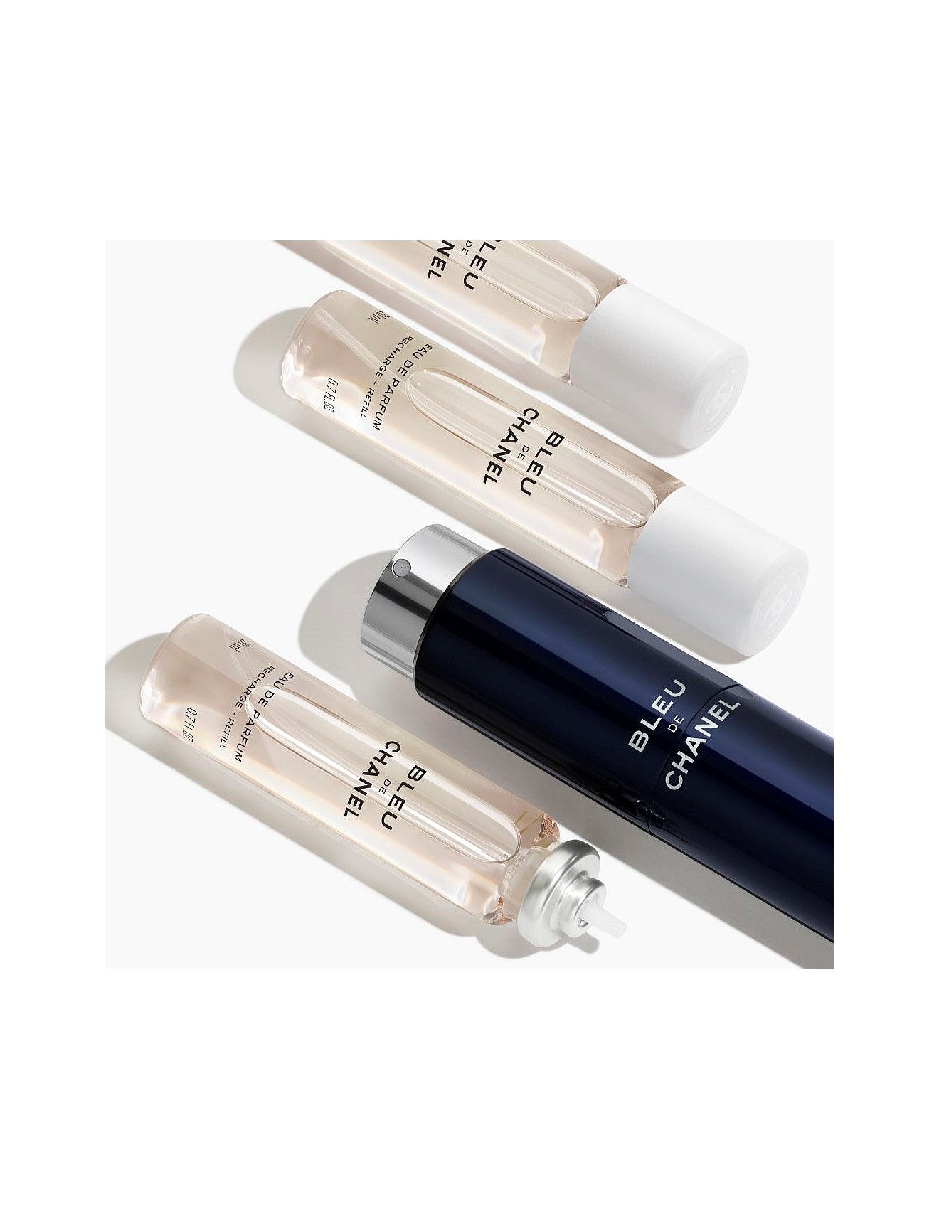 BLEU DE CHANEL Twist and Spray Refillable Bottle - Eau de Parfum - 3x20ml