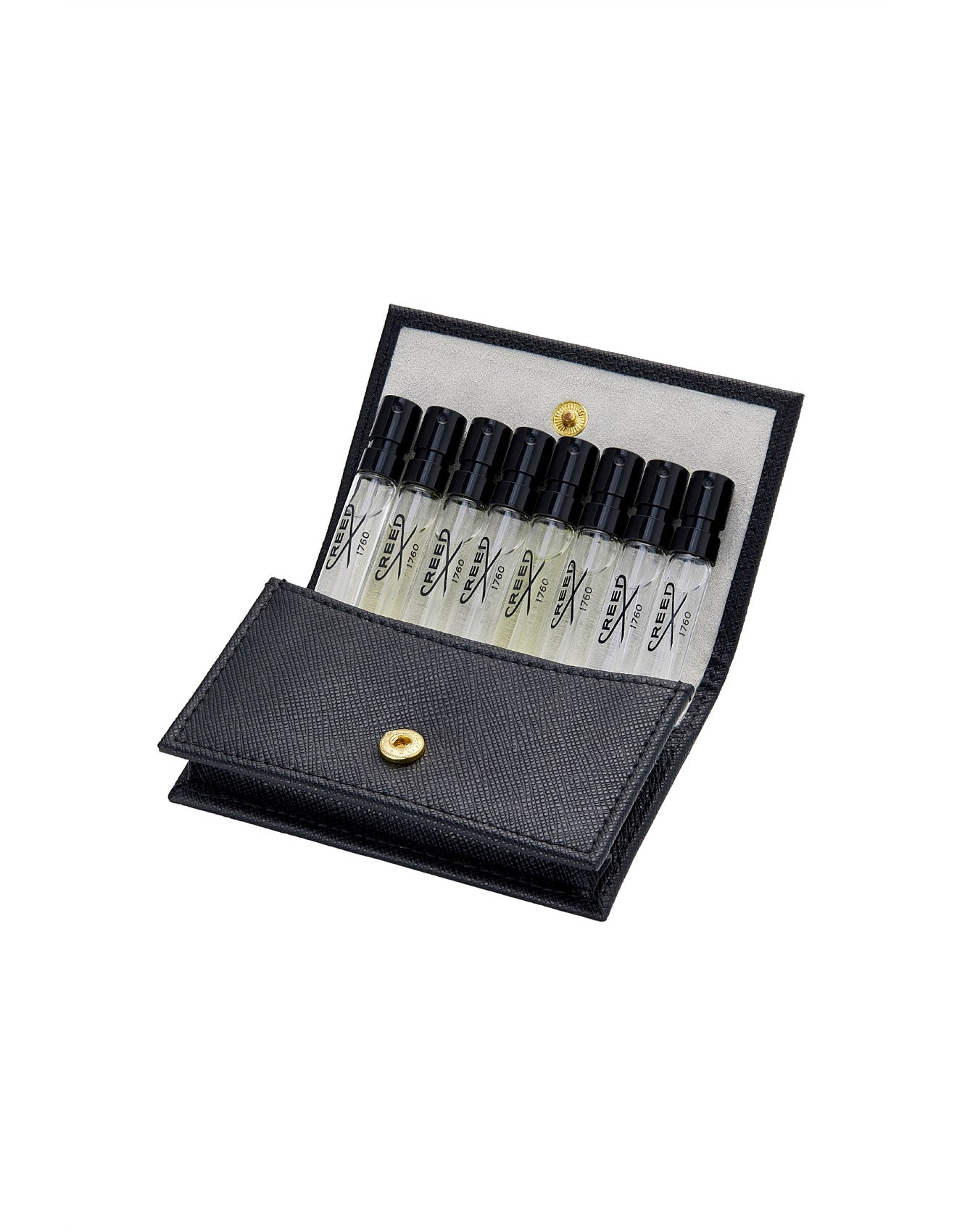 MEN'S LEATHER SAMPLE WALLET 8X1.7ML