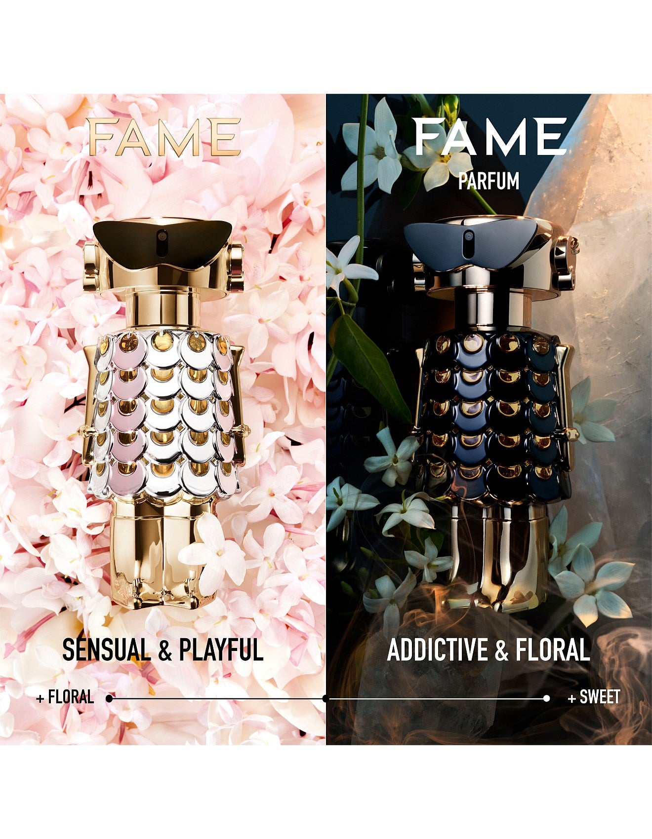 FAME PARFUM 80ML REFILLABLE BOTTLE
