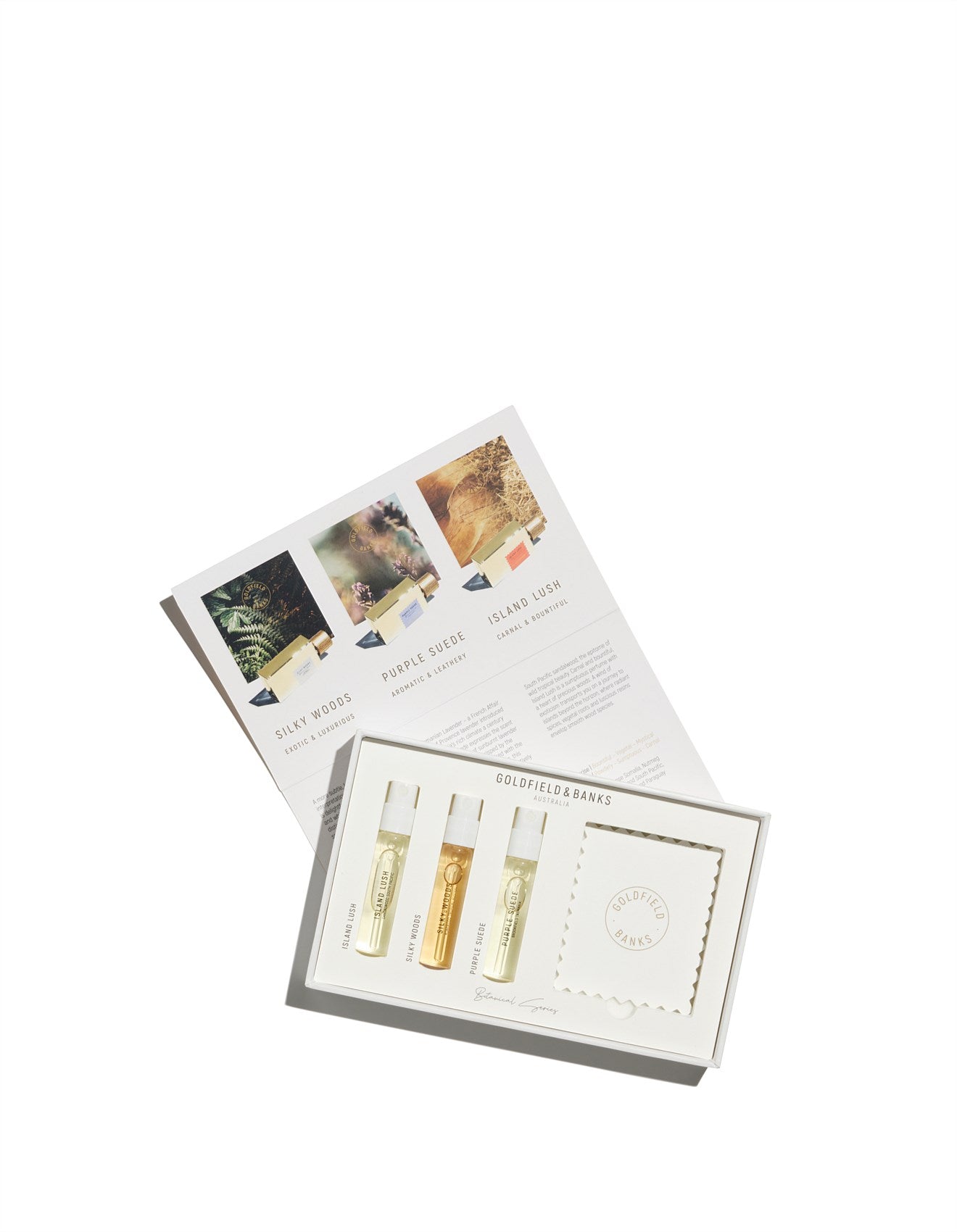 BOTANICAL SERIES LUXURY SAMPLE COLLECTION (3 X 2ML SAMPLES)
