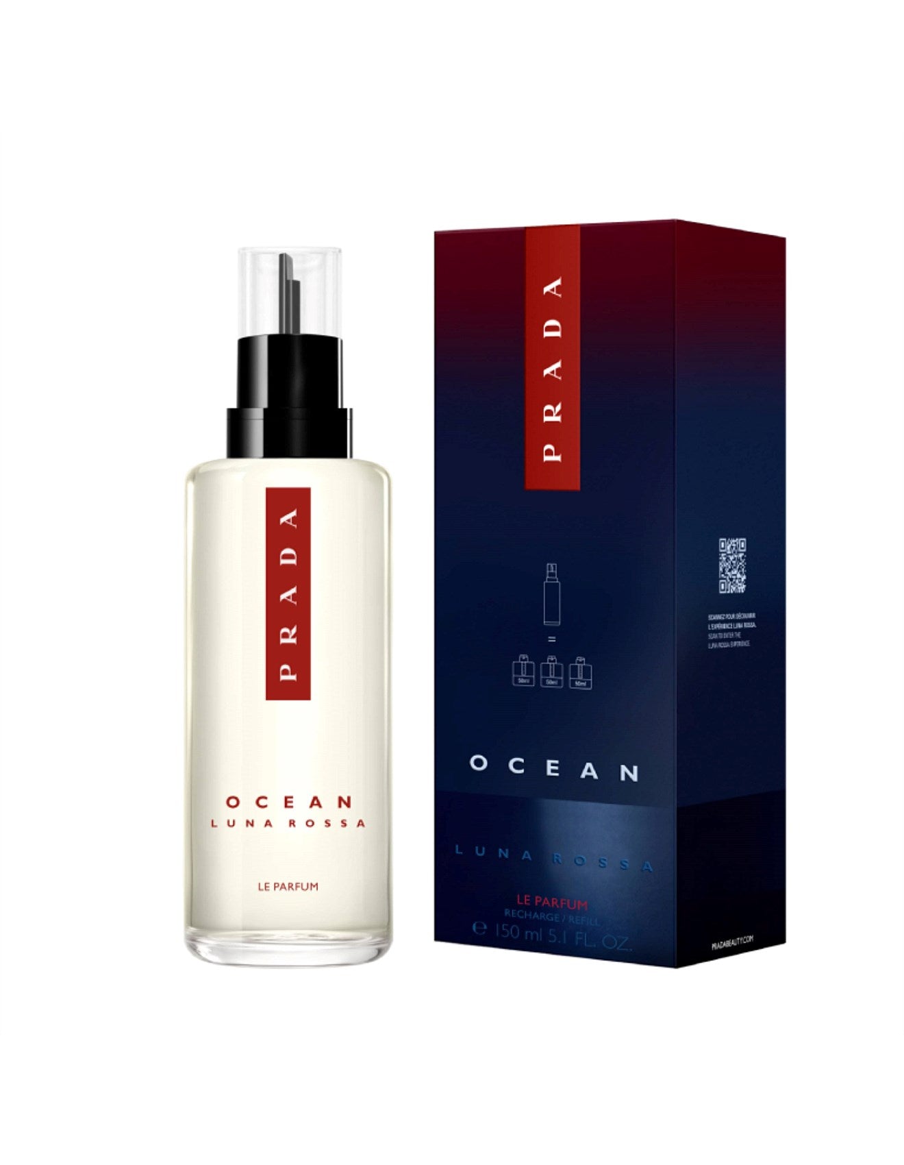 PRADA LUNA OCEAN PARFUM 150ML REFILL
