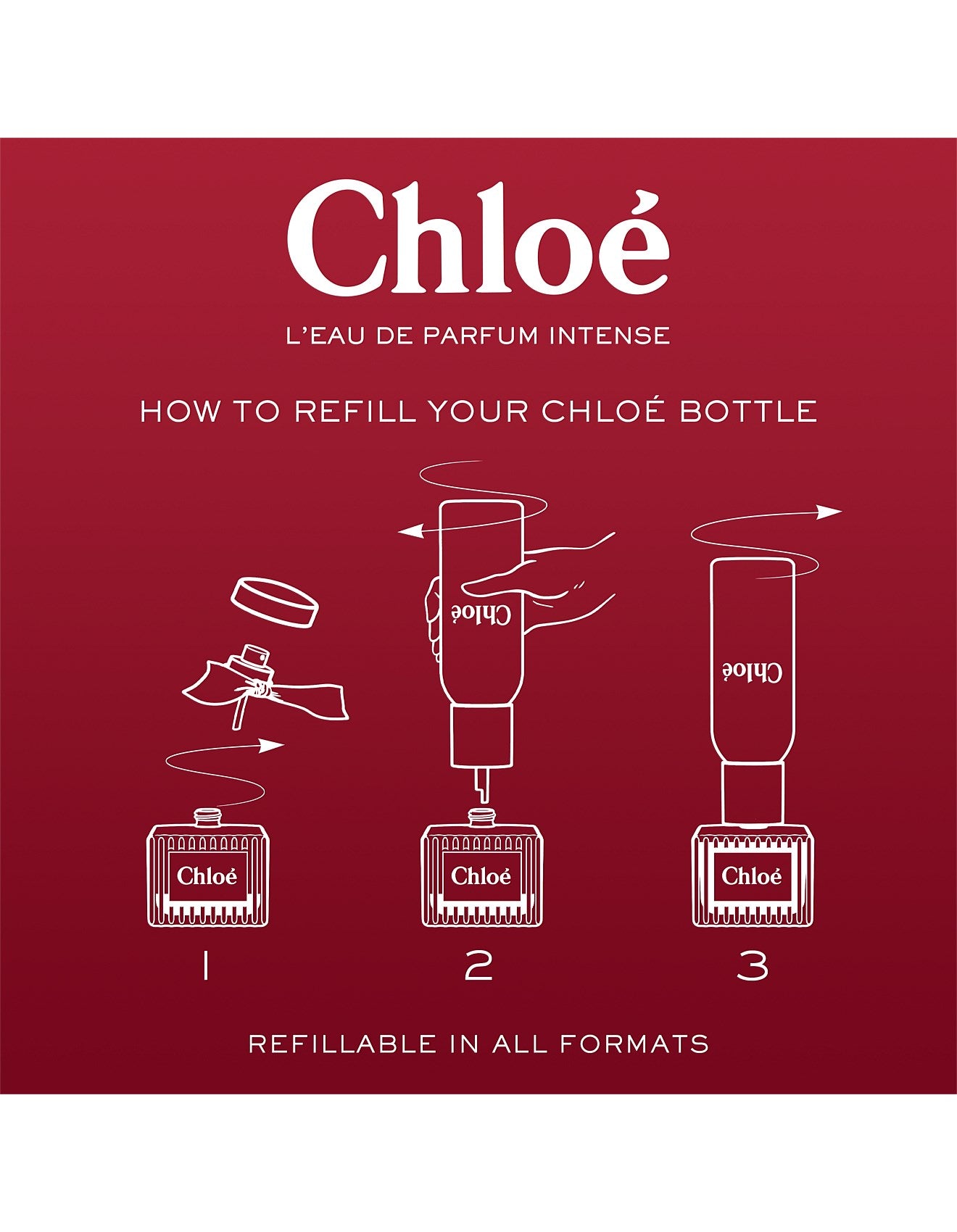 CHLOÉ L'EAU DE PARFUM INTENSE EDP REFILL 150ML