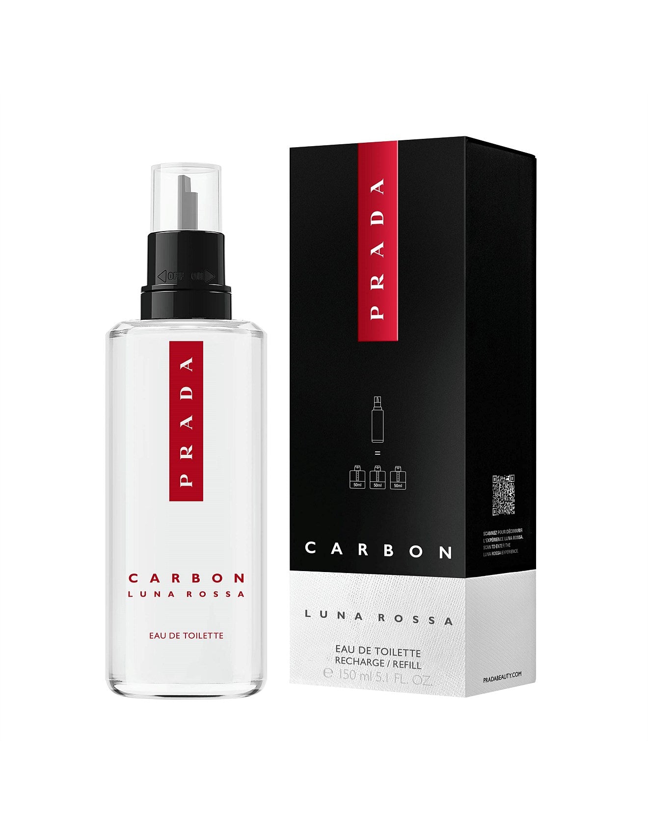 LUNA ROSSA CARBON EDT REFILL 150ML