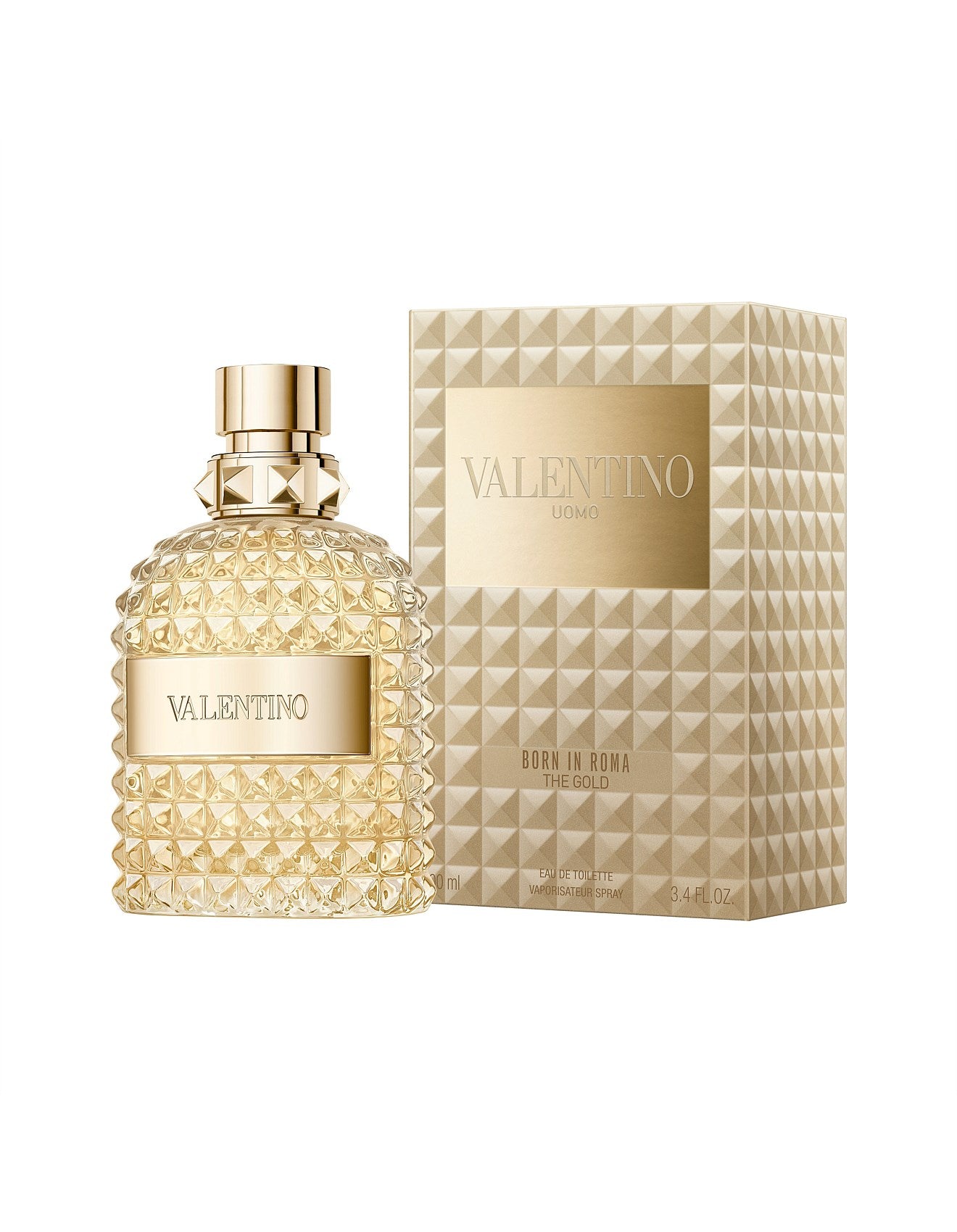 BORN IN ROMA UOMO THE GOLD EAU DE TOILETTE 100ML - LIMITED EDITION