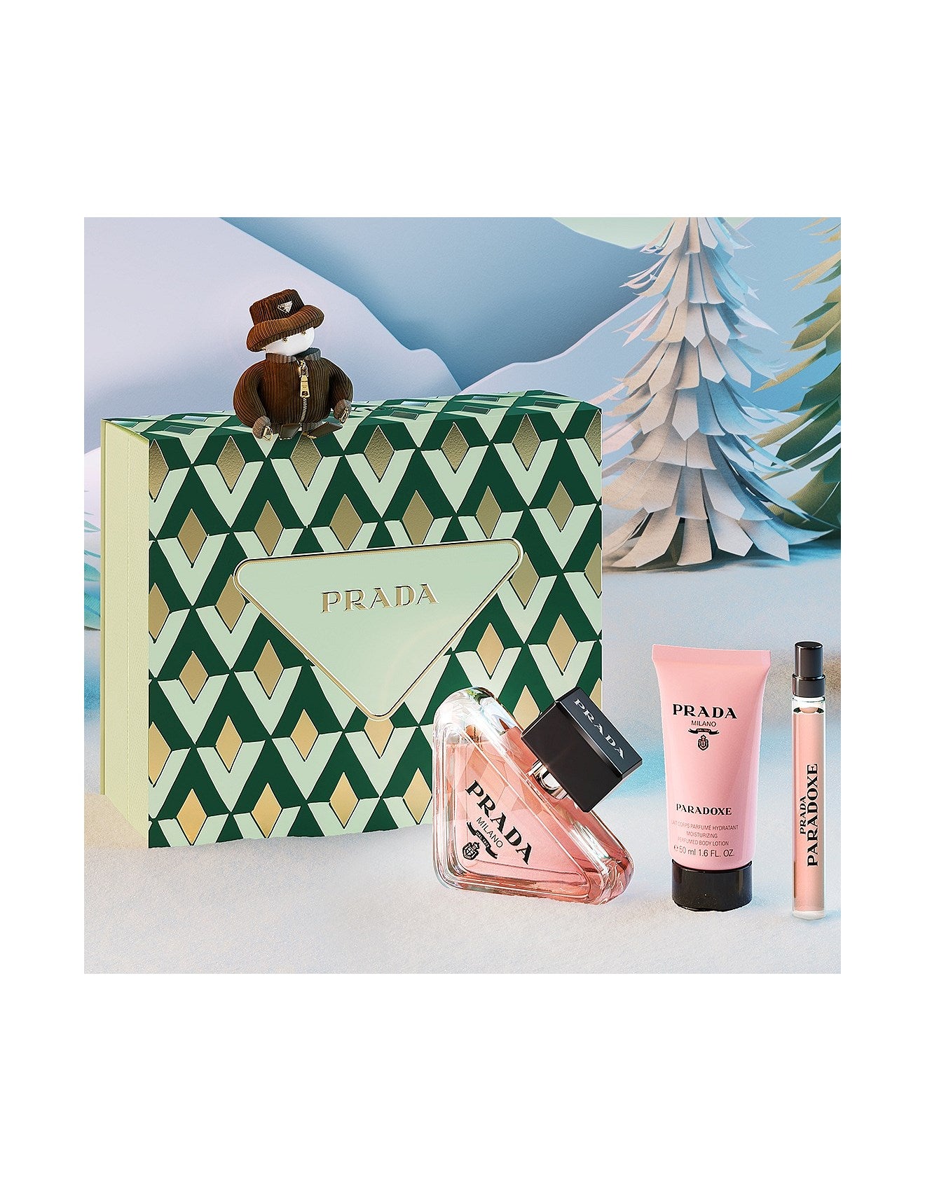 X25 PRADA PARADOXE EDP 90ML SET (10ML & BODY LOTION 50ML)