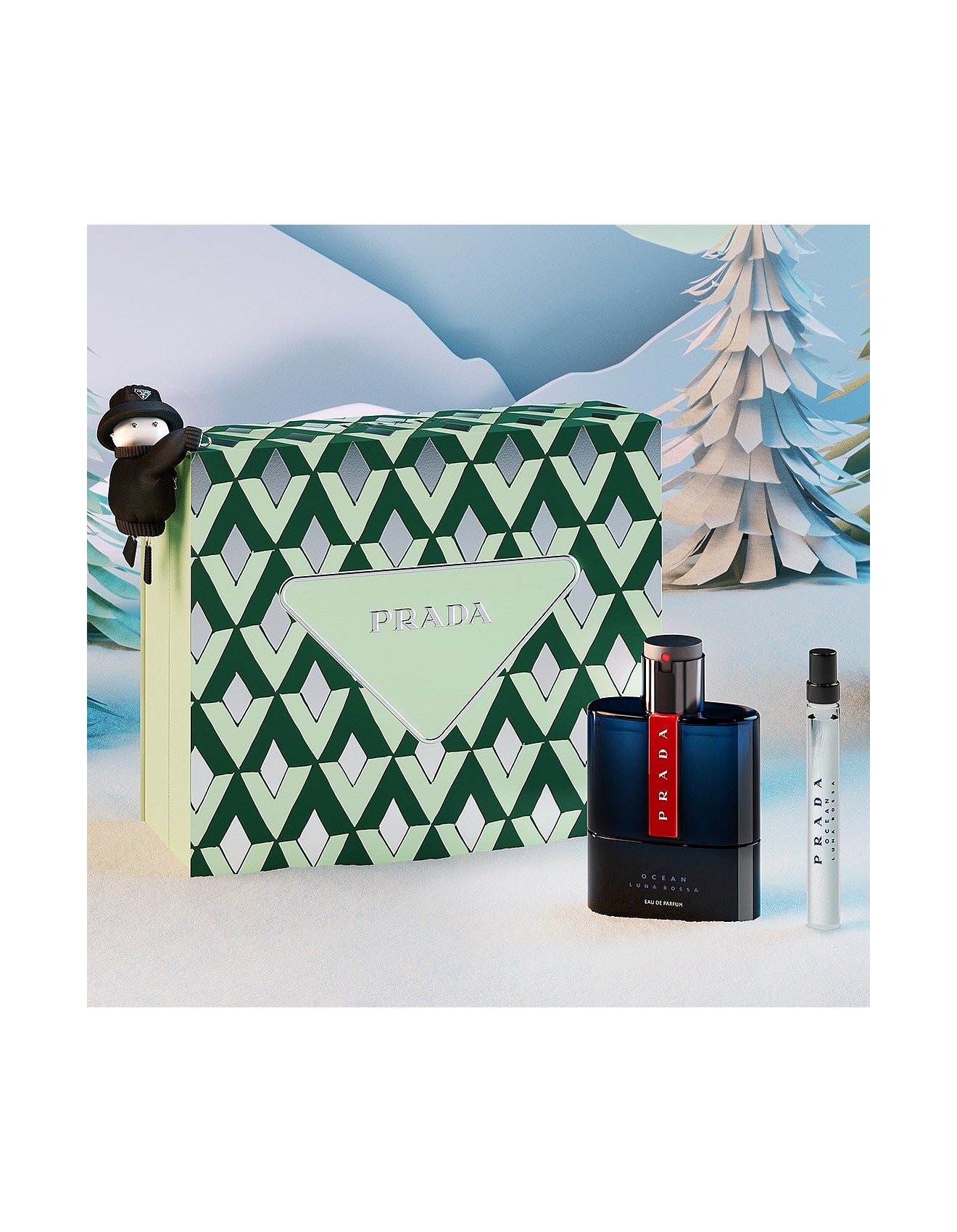 X25 PRADA LUNA ROSSA OCEAN EDP 100ML SET (WITH EDP 10ML)