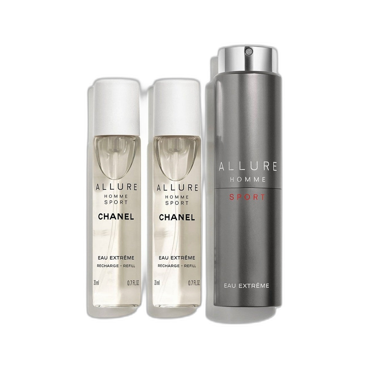 ALLURE HOMME SPORT EAU EXTRÊME Twist and Spray Refillable Bottle - Eau de Parfum 3X20ml