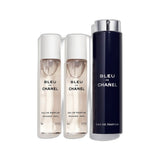 BLEU DE CHANEL Twist and Spray Refillable Bottle - Eau de Parfum - 3x