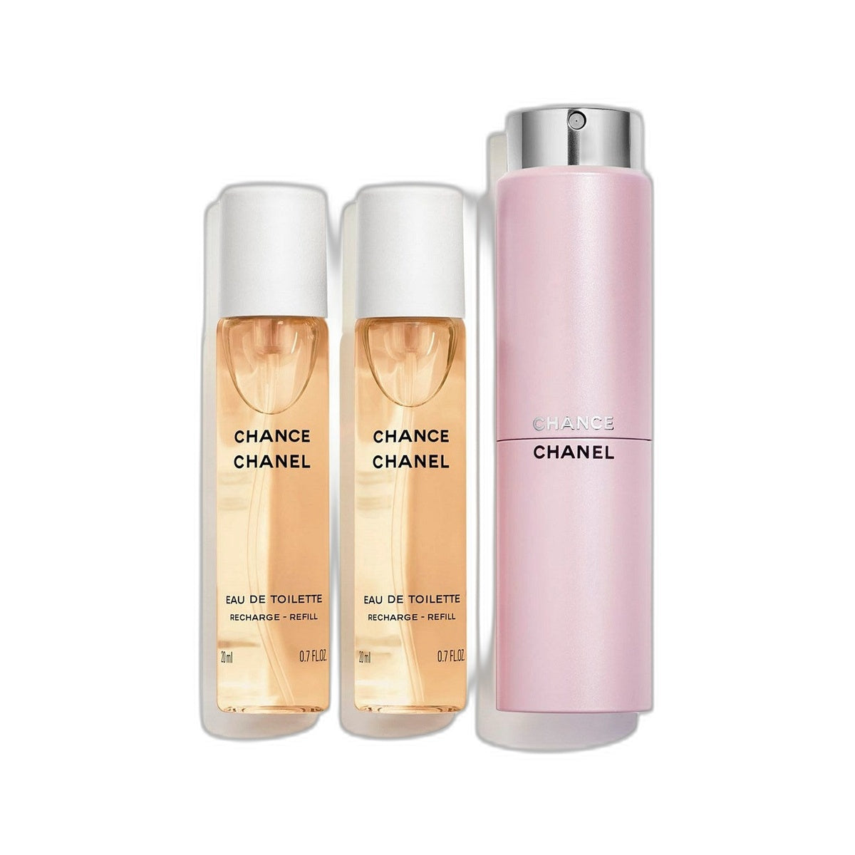 CHANCE Twist and Spray Refillable Bottle - Eau de Toilette 3X20ml