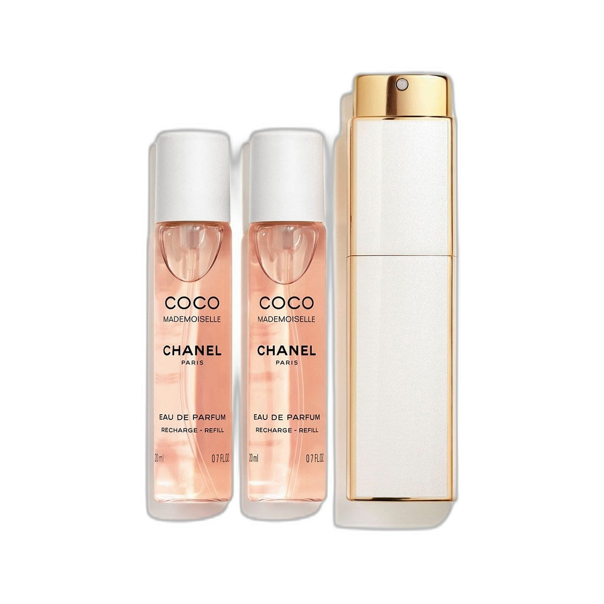 COCO MADEMOISELLE Twist and Spray Refillable Bottle - Eau de Parfum 3X20ml