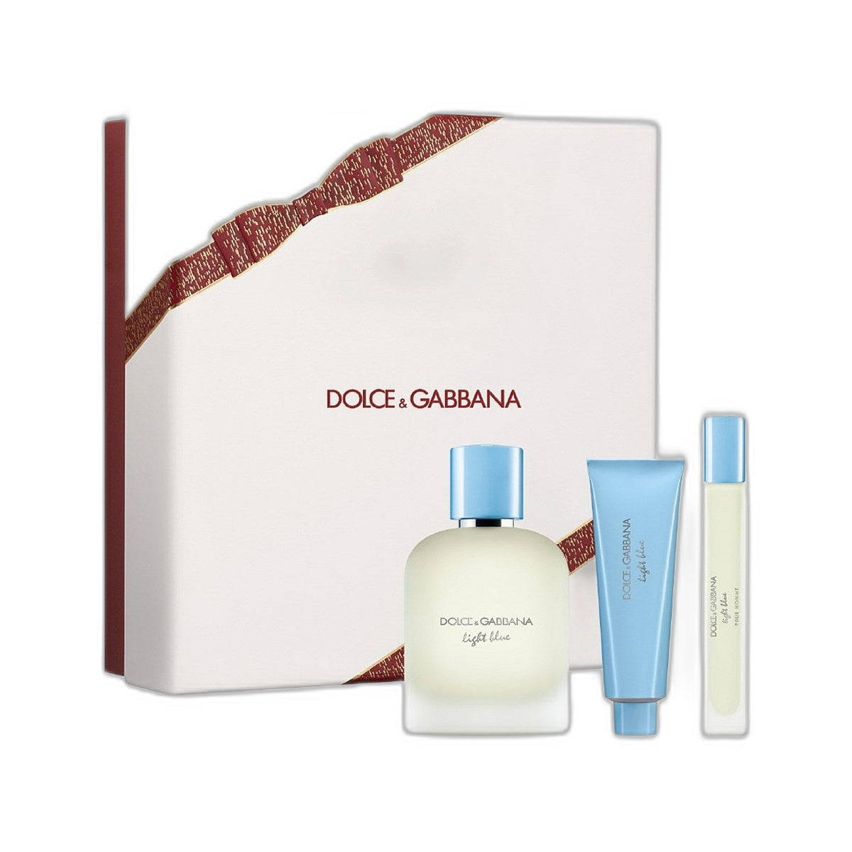 LIGHT BLUE MALE SET (EDT 100ML + SHOWER GEL 50ML + 10ML)
