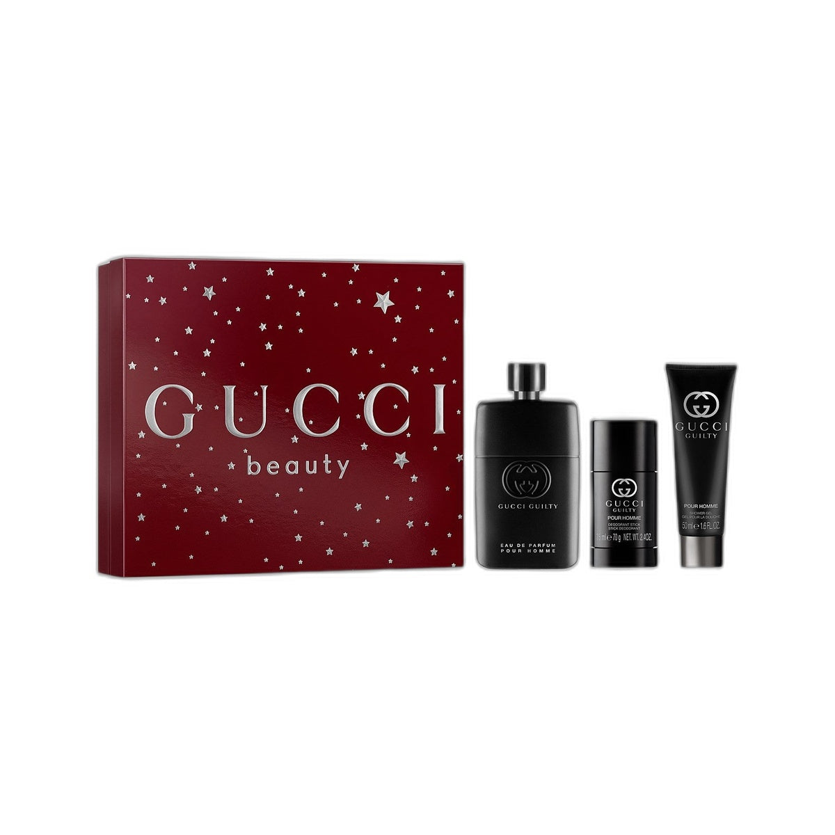 GUILTY POUR HOMME EAU DE PARFUM FOR MEN TRIO GIFT SET