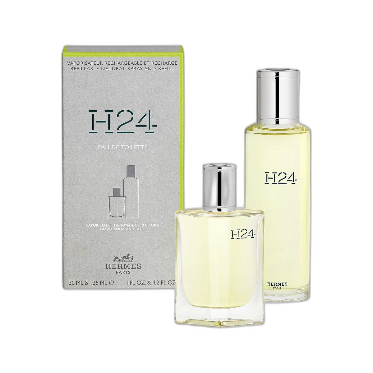 H24 EDT REFILL SPRAY 30ML + BOTTLE REFILL 125ML