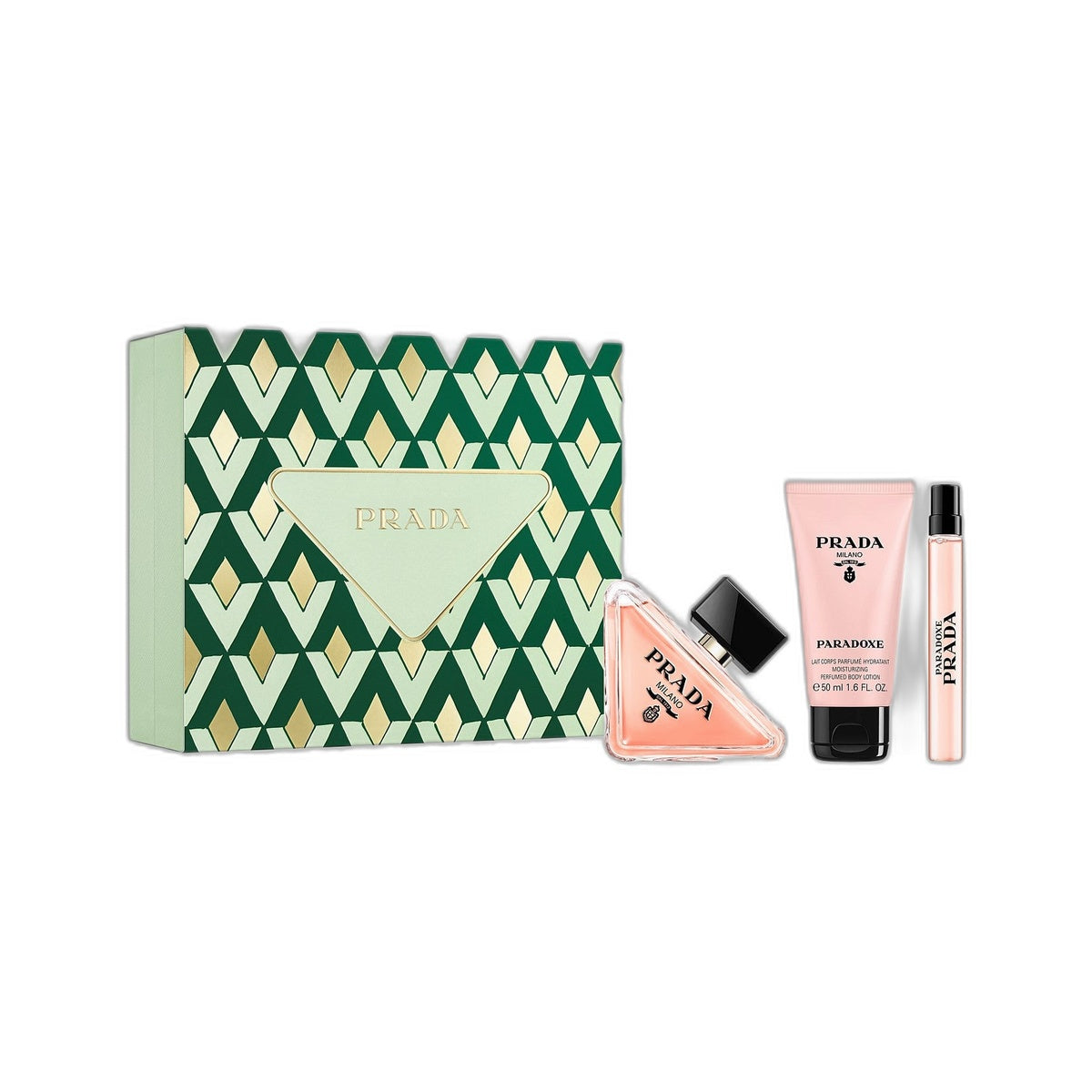 X25 PRADA PARADOXE EDP 90ML SET (10ML & BODY LOTION 50ML)