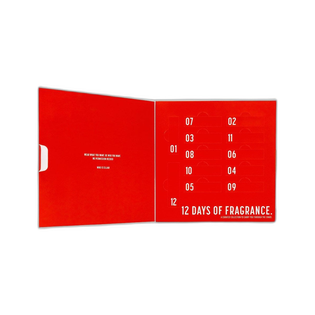 WHO IS ELIJAH EDP 12 SCENT'S OF CHRISTMAS
